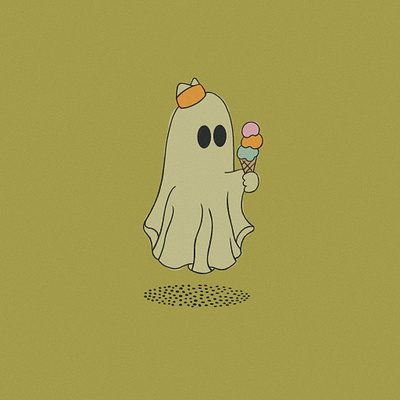 ghost illustration procreate