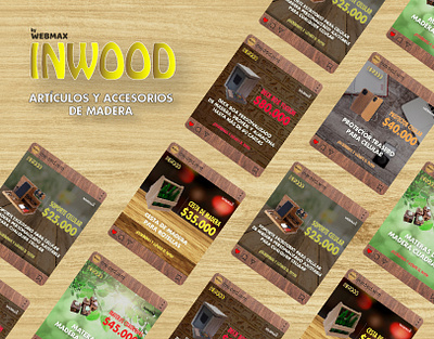 Inwood - Artículos y accesorios de madera branding graphic design