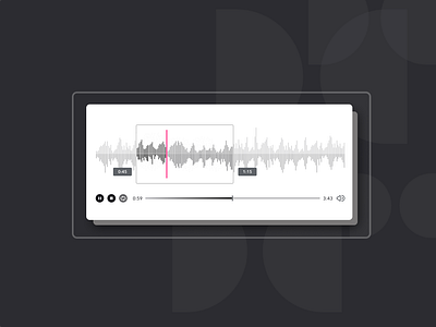 Dolby – Music Mastering app design component component design component tools creative direction music platform application presets product design soundcloud uiux video player visual design waveform web application