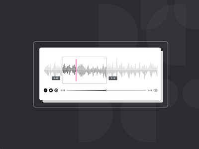 Dolby – Music Mastering app design component component design component tools creative direction music platform application presets product design soundcloud uiux video player visual design waveform web application