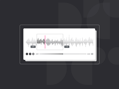 Dolby – Music Mastering app design component component design component tools creative direction music platform application presets product design soundcloud uiux video player visual design waveform web application