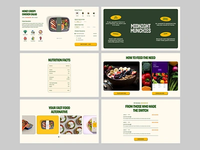 E-Commerce Product Detail Page bold design ecommerce food food and beverage icon layout design olive color pdp product detail page shopify simple typography uidesign website design yellow