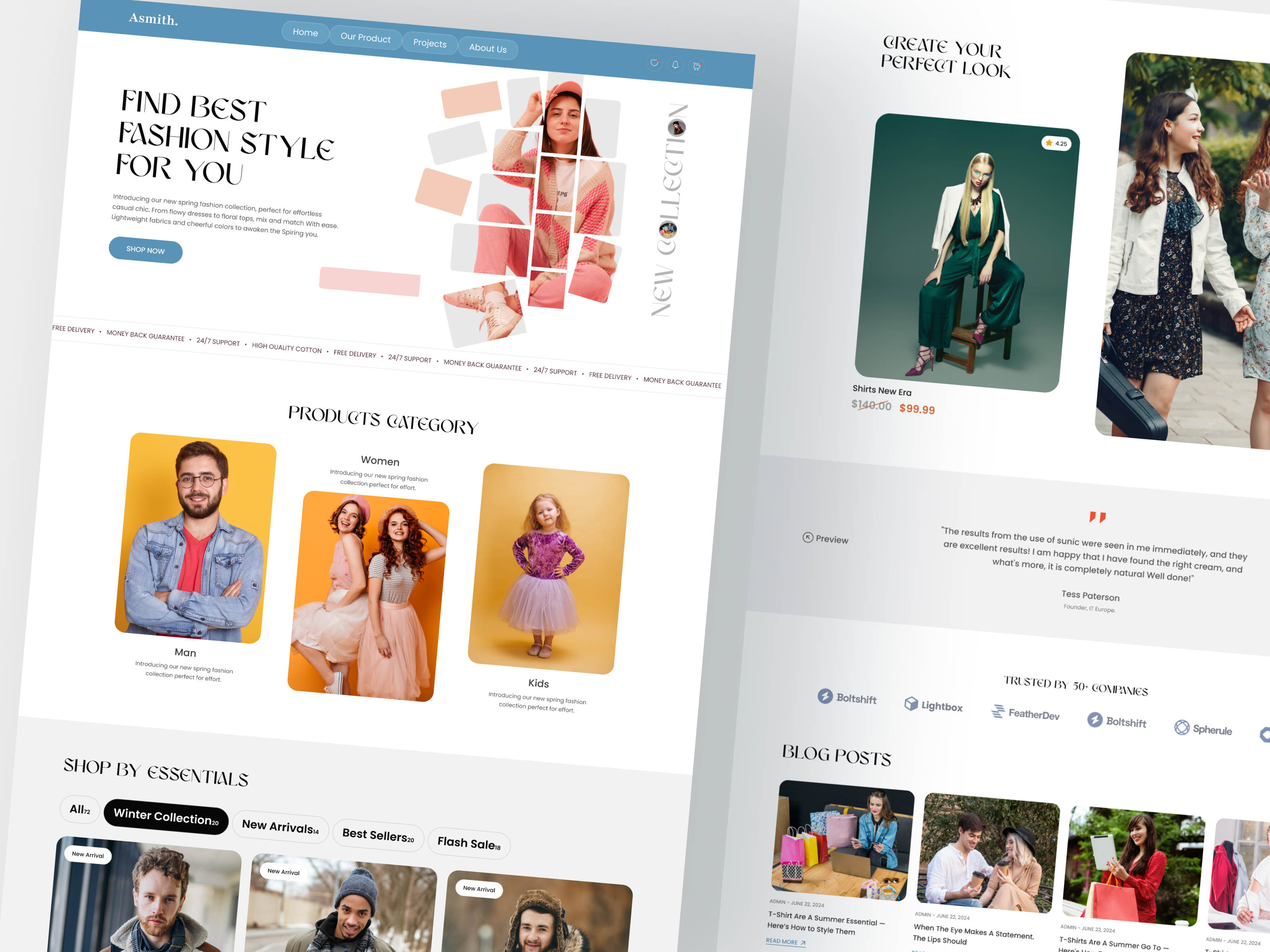 Example of Shopify Website Design And Development