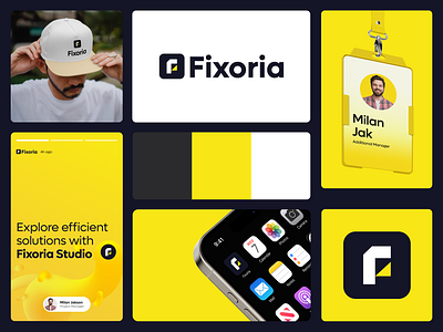 Fixoria Studio Branding Design agency branding animation branding branding case study branding design branding design agency branding design case study branding guidline branding identity design fixoria fixoria agency fixoria branding fixoria studio logo logo animation logo design logo guidline ui vecotor logo