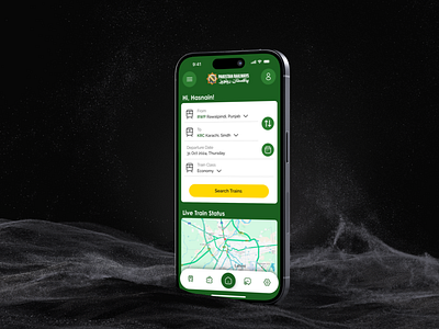 Pakistan Railway Application Re-Design branding design figma graphic design pakistan railway redesing train ui