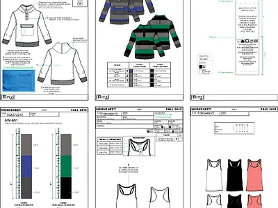 Clothing Tech Pack Design