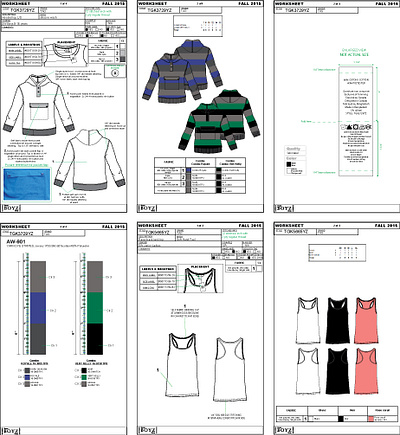 Clothing Tech Pack Design