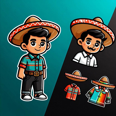 Indian Boy Character adobe illustrator adobe photoshop cartoon character concept illustration illustrator