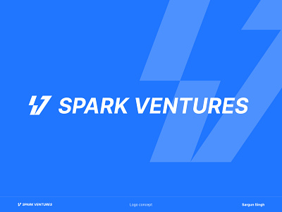 Spark Ventures - Finance and Venture Capital Logo Design Concept abstract brand guidelines branding combination logo corporate design finance logo monogram professional venture capital