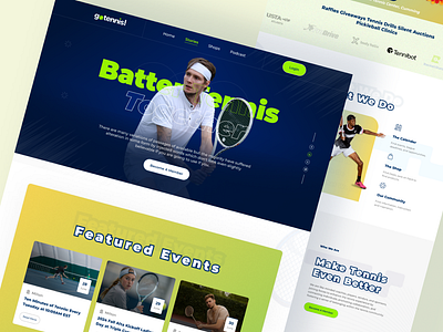 GoTennis - Website 🎾 gotennis grand slam tennis tennis agility drills tennis ball tennis court tennis game tennis rules tennis scoring tennis serve tennis shoes tennis strategy tennis ui wimbledon