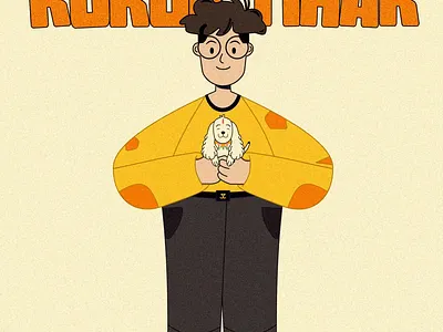 Happy Kukur Tihar, Nepal, Appreciating dogs. animation cute dog festival motion graphics typography wish