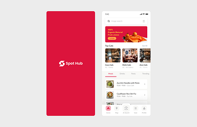 Cafe & Restaurant App app branding product design ui uiux