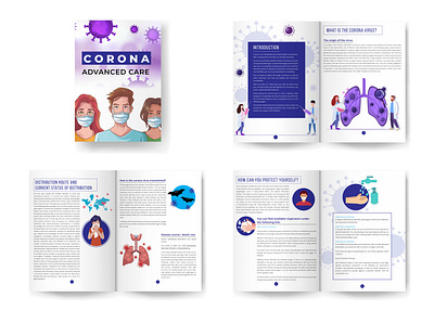 Corona Advanced Care Guide Book adobe indesign amazonkdp book cover book formatting book layout design ebook cover ebook design ebook formatting ebook layout layout design lead magnet pdf paperback