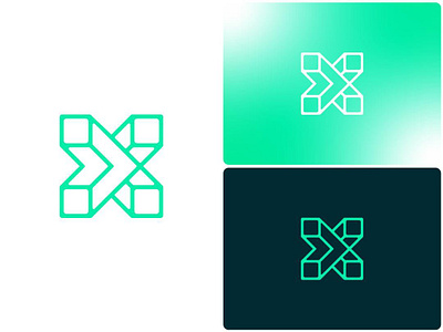 Letter X logo mark abstract logo arrow arrow logo brand branding crypto crypto logo geometric logo letter logo letter x letter x logo minimal logo modern logo simple logo tech tech company tech logo web3 logo