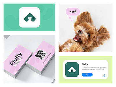 Branding for a Pet Adoption Service application brand identity branding charity concept design logo logotype pets visual