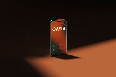 Oasis iPhone Mockup brand branding device mockup iphone mockup