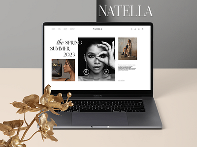 E-commerce: Natella concept design e commerce online store ui ux website