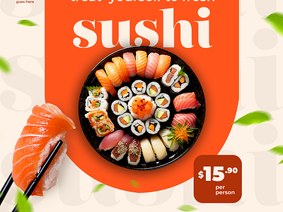 Savor the Freshness of Sushi – Limited Time Offer! adobe adobe photoshop designer food design graphic design graphic designer photoshop design photoshop design ideas post design social media design social media design ideas social media post design