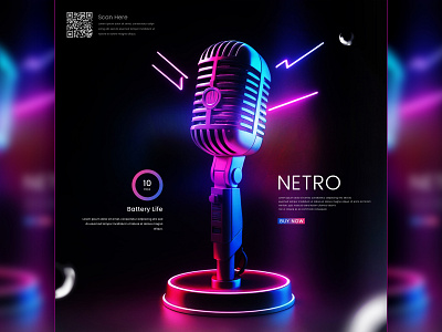 Electronic Product Social Media Promotion Banner 3d add animation app banner branding creative design facebook graphic design logo media poster social media ui web