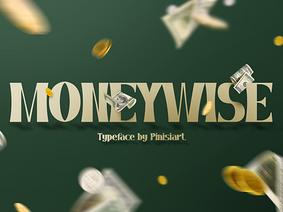 MONEYWISE – Business Display Font branding children design display font font gaming illustration poster ui youtube