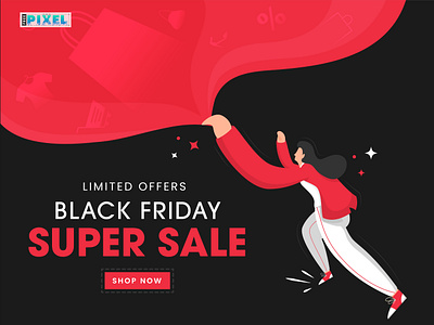 Black Friday Sale Poster advertising black friday black friday sale digital design free stock images friday sale graphic design hero image marketing offer sale sale poster shopper shopping super sale vector vector design