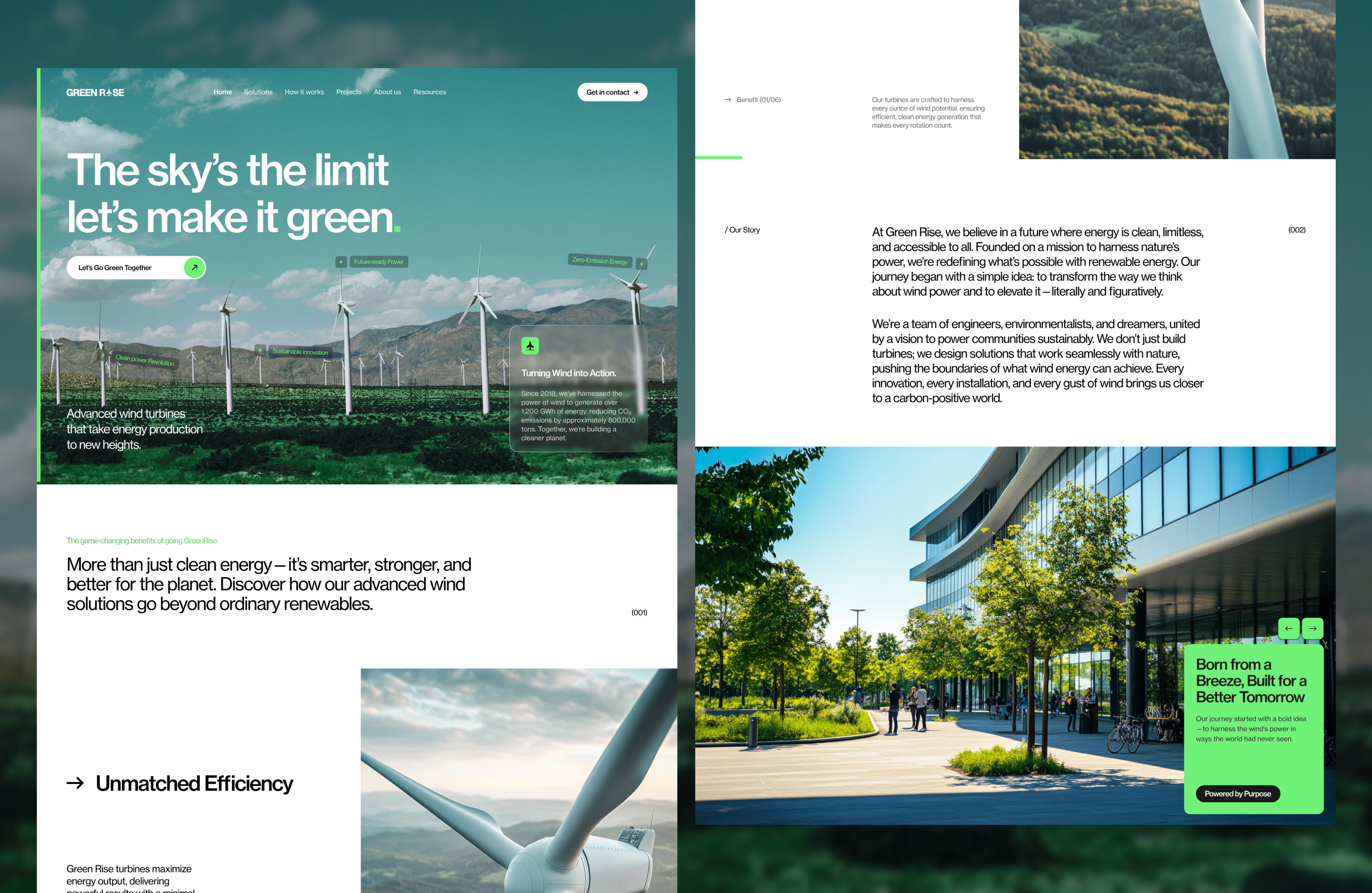 Renewably energy ~ Landingpage Website clean landingpage landingpage design renewable energy renewable energy website sustainable sustainable energy sustainable energy website sustainable website webdesign