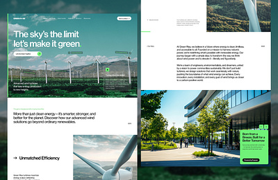 Renewably energy ~ Landingpage Website clean landingpage landingpage design renewable energy renewable energy website sustainable sustainable energy sustainable energy website sustainable website webdesign