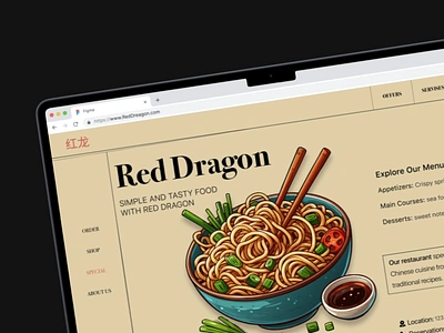 Restaurant Landing Page after effect apexdezignagency app branding design graphic design illustration japanese japaneseresturant landing page logo mahshadarmoon typography ui userexperiance userinterface ux vector