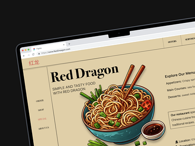 Restaurant Landing Page after effect apexdezignagency app branding design graphic design illustration japanese japaneseresturant landing page logo mahshadarmoon typography ui userexperiance userinterface ux vector