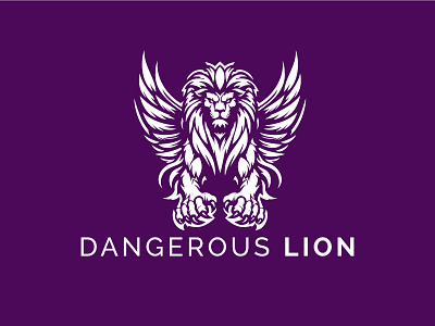 Dangerous Lion Logo agency company corporate dangerous lion ecology forest graphic design great lion lion lion for sale lion head lion king logo logotype luxurious luxury roar royal strength strong vector logo