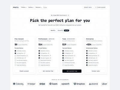 Pricing Plans Page graphic design hero landing landing hero page plans price plan pricing pricing page ui ui design ux ux design web design website