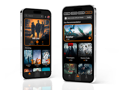 TreeFlix - Movie Streaming Mobile App 🎦 Ui Design app design cinema app disney film mobile app movie movie booking netflix streaming app streaming platform ticket app ticket booking tv app ui ui design video stream