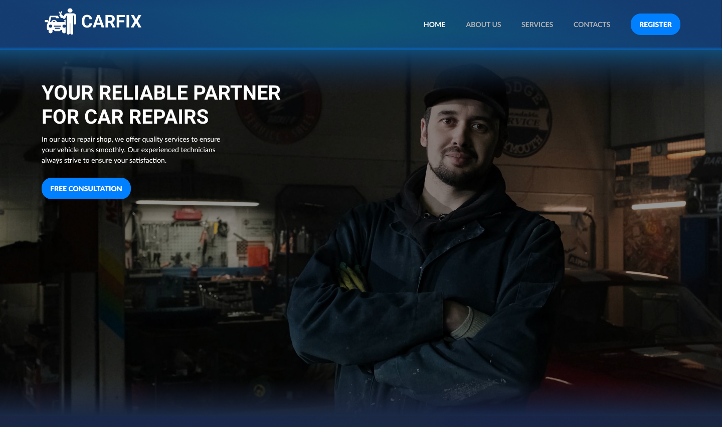 Auto Repair App Designs Themes Templates And Downloadable Graphic