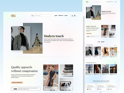 Ceci - Ecommerce Fashion Website clothing brand clothing brand website ecommerce ecommerce landingpage ecommerce website fashion website figma website design full landing page landing page minimal website shopify ui design uiux ux design web interface