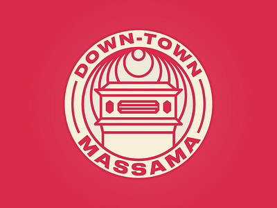 Down-Town Massamá art city design color color theory design dribbbleweeklywarmup graphic design illustration sticker art weeklyw