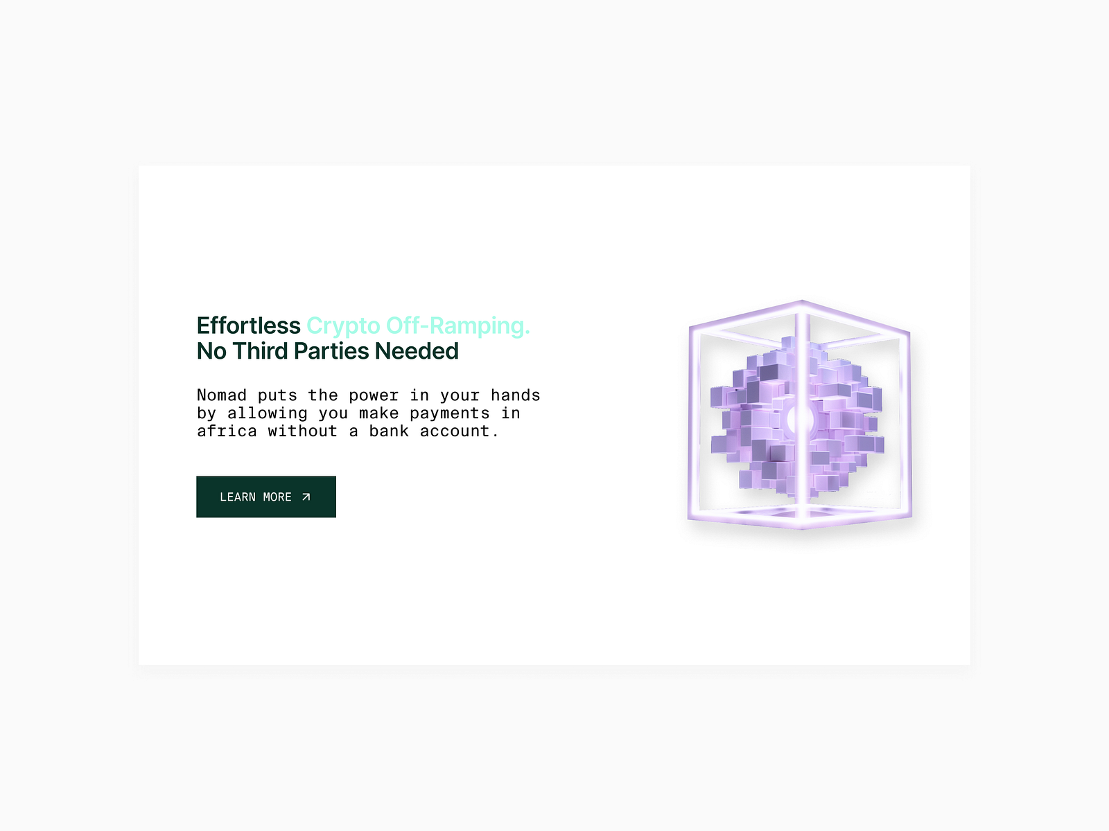 Benefits Section Design for Nomad Landing Page. by Alexis John ...