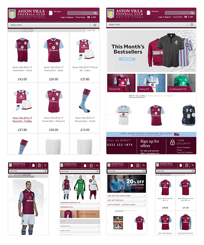 AVFC design ui ux