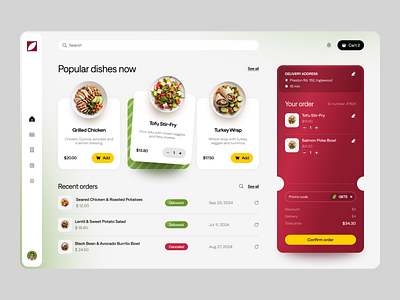 Dashboard for a Consumer Product ✦ Delicy design interface product service startup ui ux web website