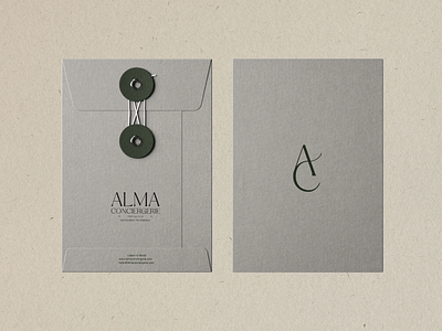 Envelope design | Concierge service Brand user centric design