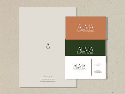 Stationery design | Concierge service Brand user centric design