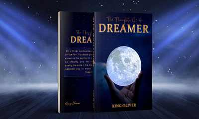 The Thoughts of a Dreamer 3d book mockup amazon kdp book book cover book cover art book cover design book cover designer book cover mockup book design ebook ebook cover epic epic book epic book covers epic bookcovers epic covers fantasy book cover paperback professional book cover the thoughts of a dreamer