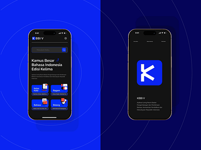 KBBI app - Indonesian Dictionary - Mobile app Design animation app application branding design dictionary education graphic design indonesia logo mobile motion graphics prototype school study ui ui design ui ux user interface visual identity