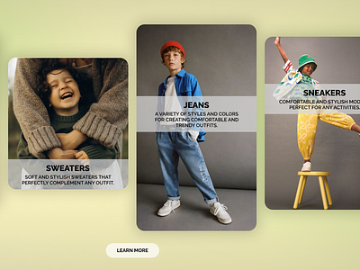 Children's Clothing Design 2 apparel design branding childrens fashion clothing store color palette e commerce design fashion website figma graphic design kids apparel modern design pattern design responsive design retail website style guide ui design user interface ux design visual design web design