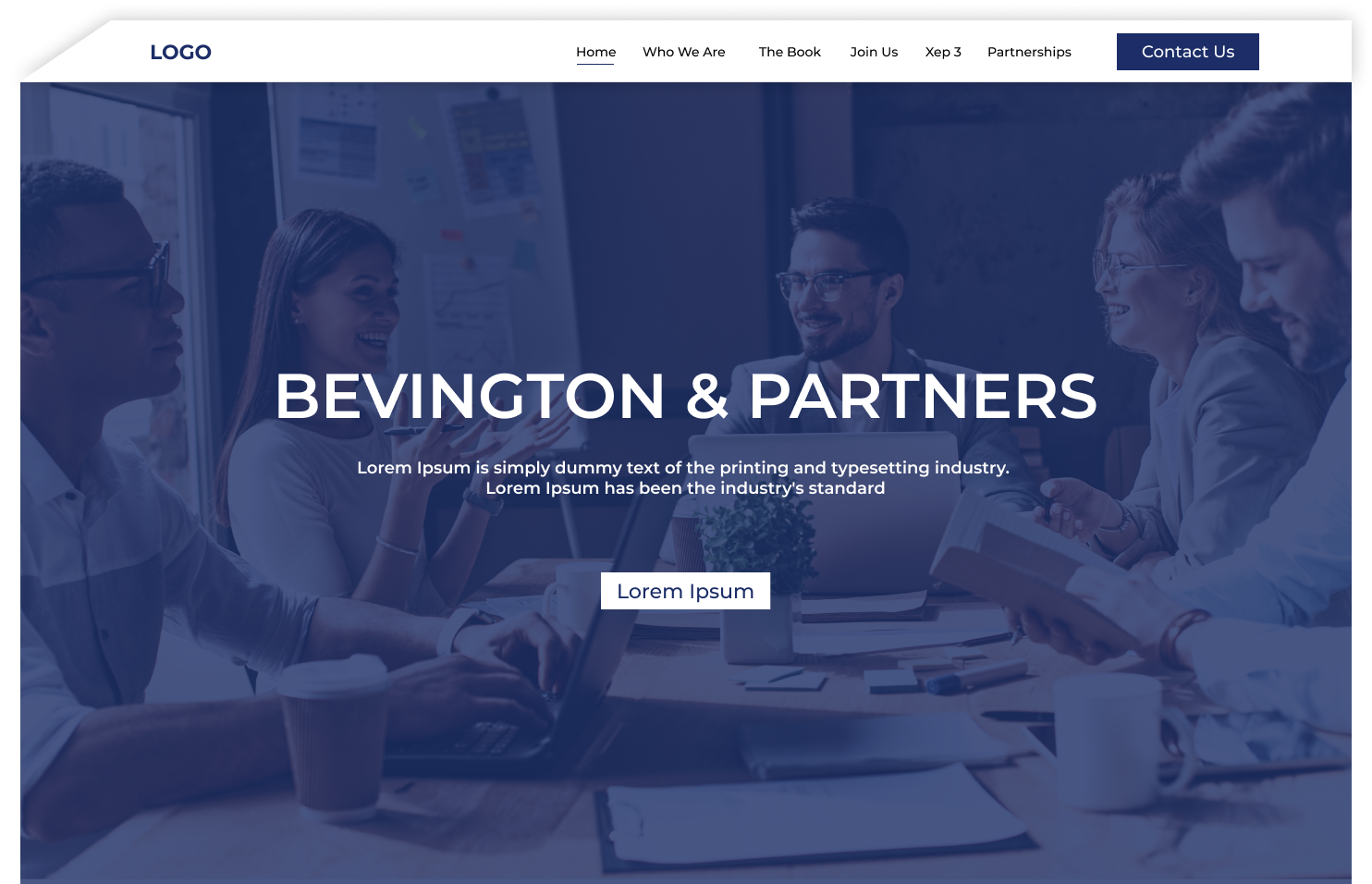 Bevington-Partners graphic design