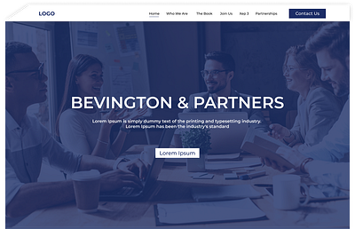 Bevington-Partners graphic design