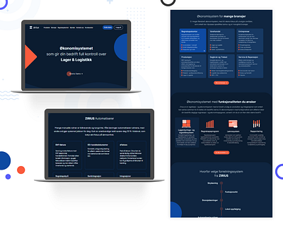 zirius.no Website UI Design app ui ux design graphic design illustration mobile app mockups ui user interface ux website design