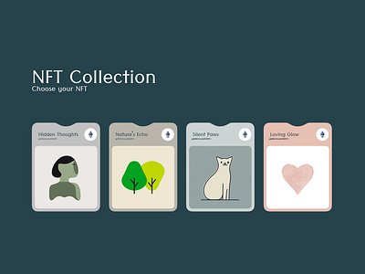 NFT Collection badge collection design graphic design nft ui