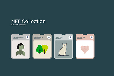 NFT Collection badge collection design graphic design nft ui