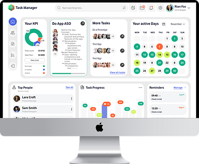 User Panel CRM crm ui ux web design