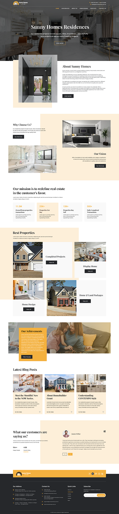 Sunnyhomes2 animation graphic design ui